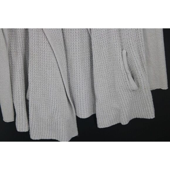 BAREFOOT DREAMS Gray Coastal Cardi Style 485 Size MEDIUM - Picture 4 of 7